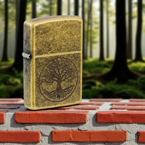 Zippo Tree of Life – Simbol Snage u Antique Brass Dizajnu