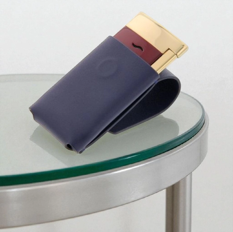 Futrola za Slim Upaljač S.T. Dupont u plavoj boji – kožna futrola za Slim 7 model