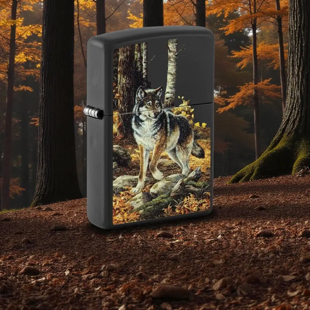 Zippo Linda Picken Vuk - Crni 3 Zippo linda picken vuk upaljač crna mat