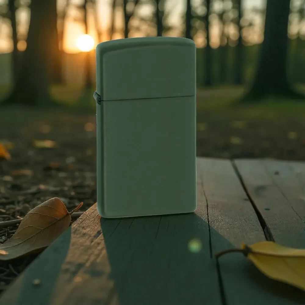 Zippo Slim Matte Green 5 zippo slim matte green upaljač