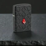 Zippo Armor Red Crystal Design Metalni upaljač