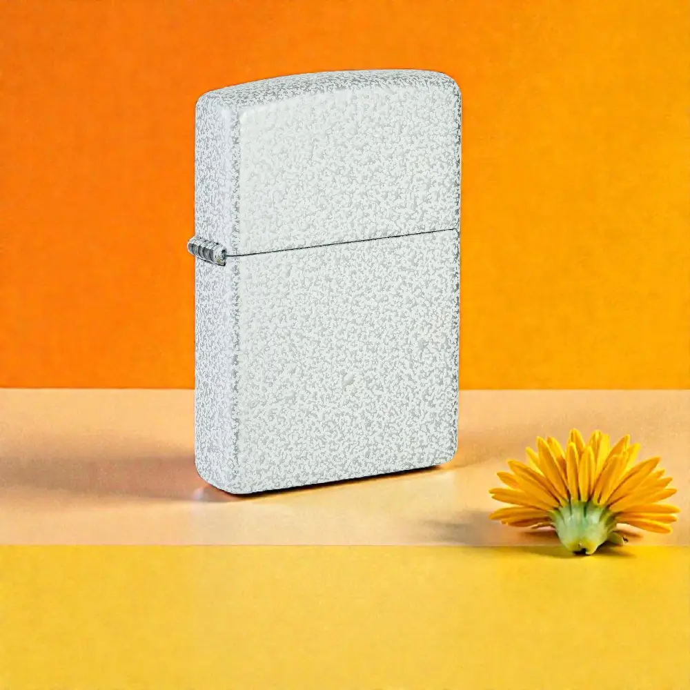 Zippo Glacier Base Mod 3 Prikaz teksturirane glacier površine na Zippo upaljaču