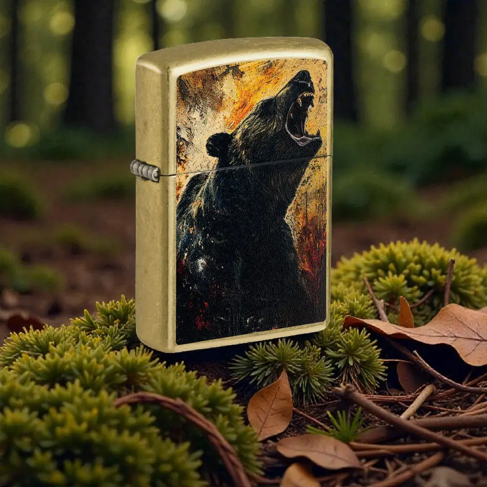 Zippo Medved Grizzly Roar 3 Zippo Medved Grizzly Roar dizajn