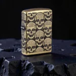 Zippo Skulls Armor upaljač sa 360 stepeni gravurom lobanja
