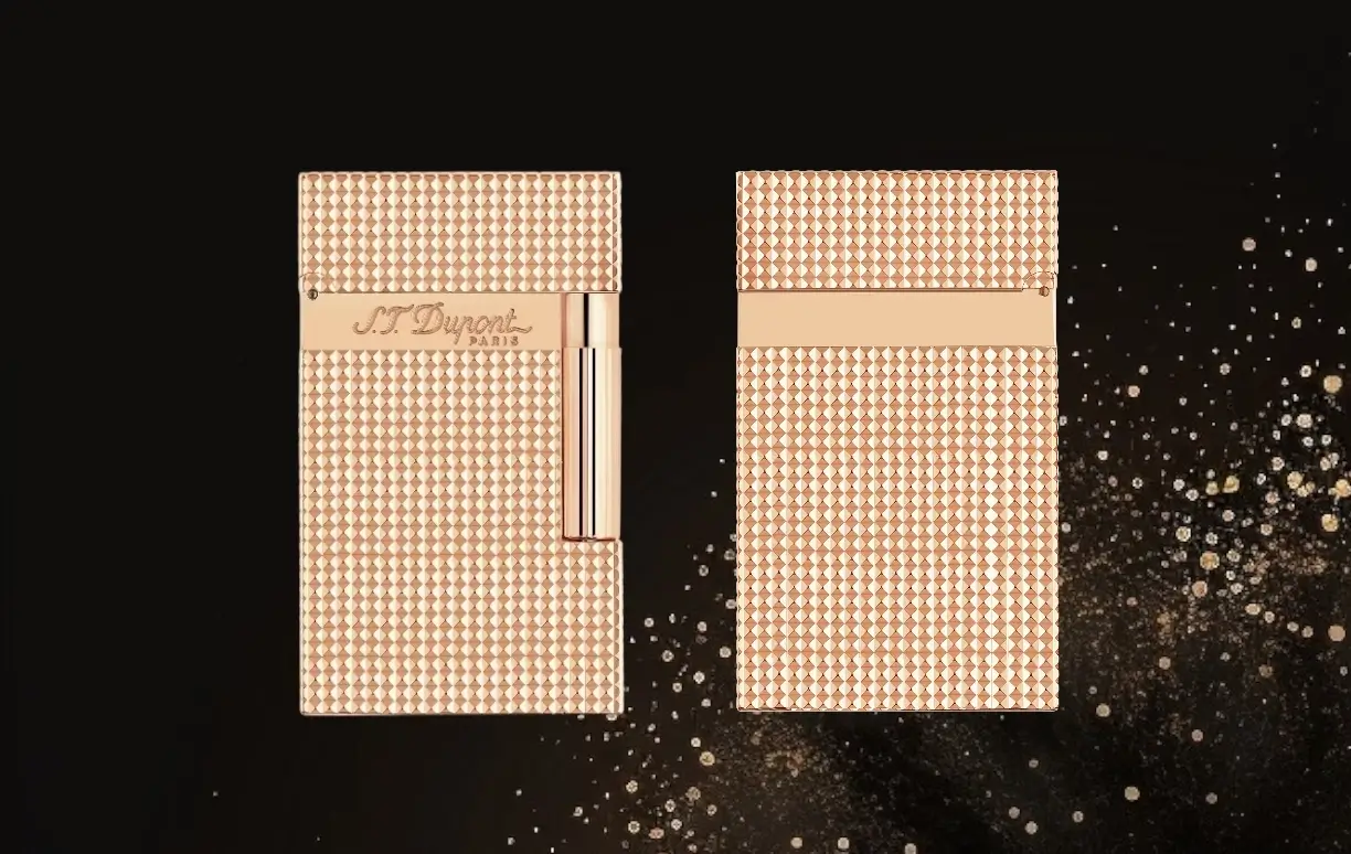 S.T. Dupont Ligne 2 Rose Gold 7 Luksuzni S.T. Dupont upaljač pink završnica