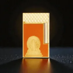 S.T. Dupont Ligne 2 Game of Thrones Fire Orange upaljač sa ugraviranim Iron Throne motivom