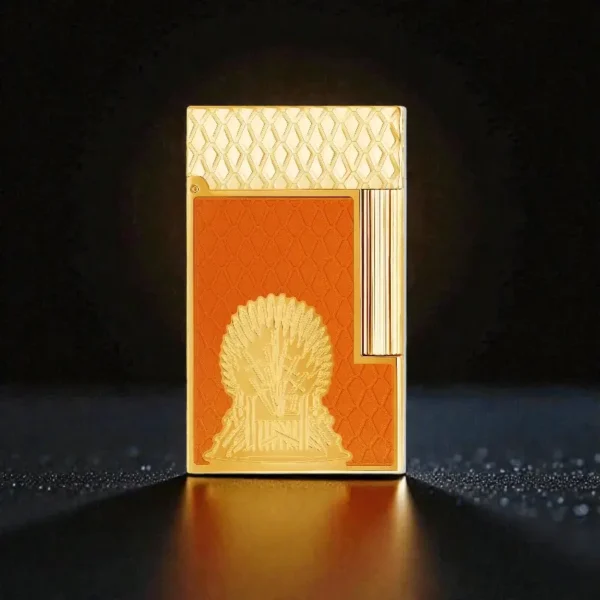 S.T. Dupont Ligne 2 Game of Thrones Fire Orange upaljač sa ugraviranim Iron Throne motivom