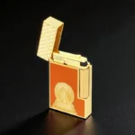 S.T. Dupont Ligne 2 Game of Thrones Fire Orange luksuzni gasni upaljač bočni pogled