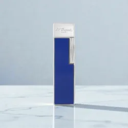 S.T. Dupont Twiggy Blue slim jet upaljač