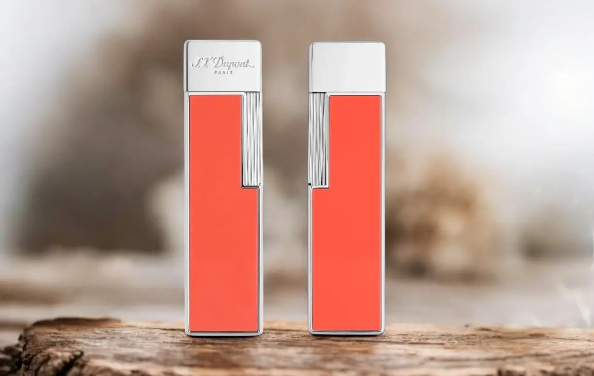Slim S.T. Dupont Twiggy coral lakirani upaljač
