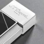 S.T. Dupont Twiggy crni lak upaljač hrom detalji
