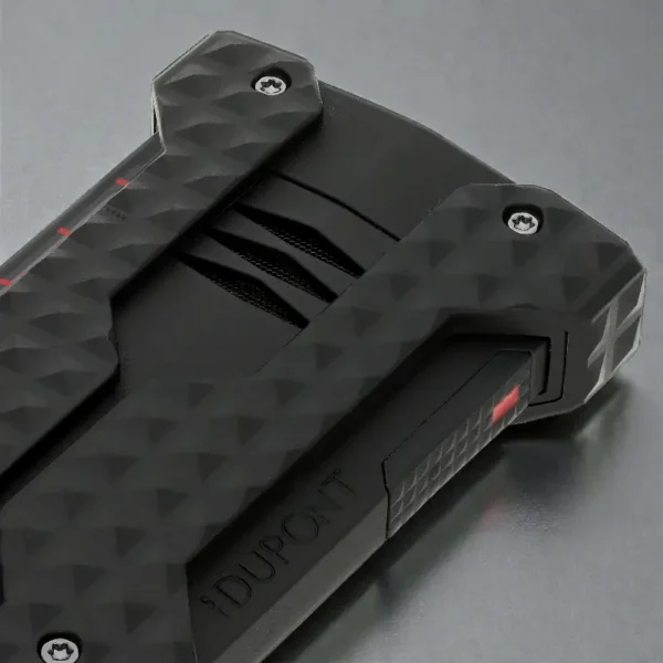 S.T. Dupont Windproof black guilloché detalji
