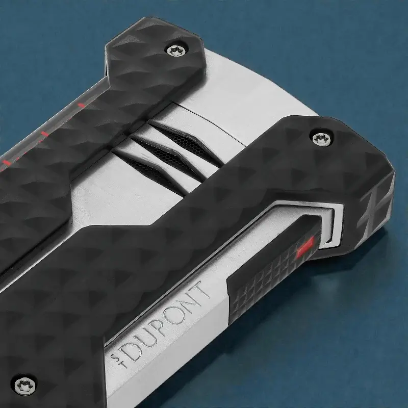 S.T. Dupont Windproof Silver Brener Upaljač 4 S.T. Dupont upaljač otporan na vetar detalj