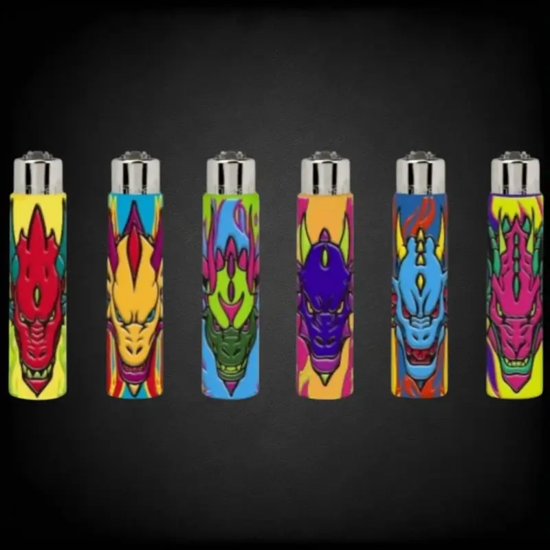 clipper colorful dragons set od 6 sareni zmajevi dizajn