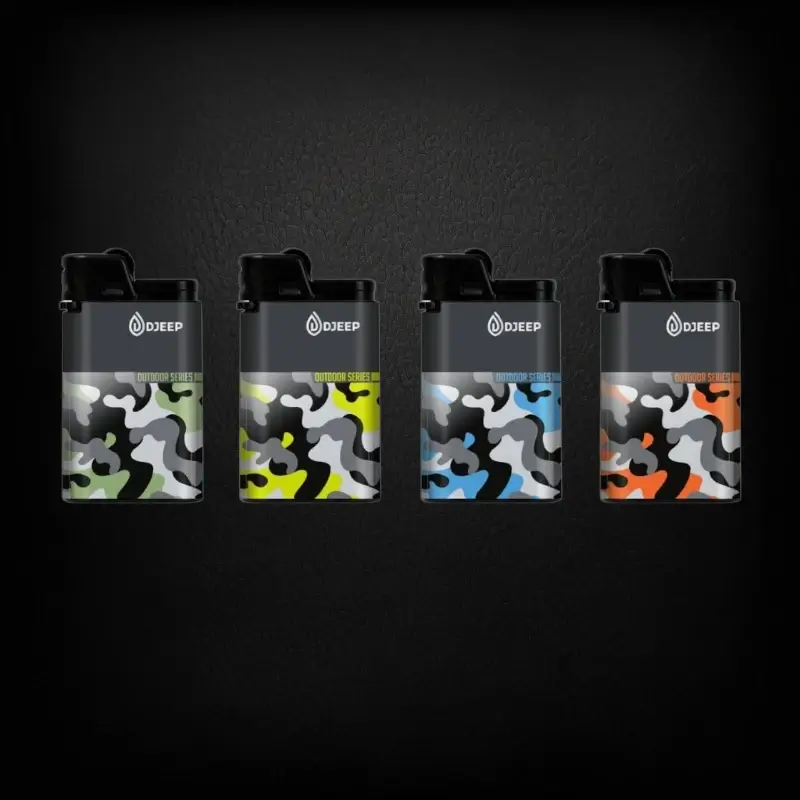 DJEEP CAMO - Maskirni Upaljači 7 Djeep Camo kamuflažni upaljač zeleni dizajn