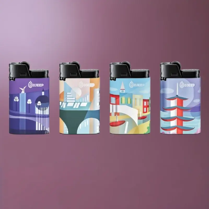 Djeep Geometric Cities upaljač motiv grada