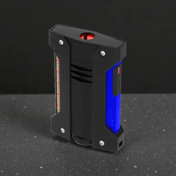 Upaljač S.T. Dupont Défi Extreme Neon Blue torch plamen