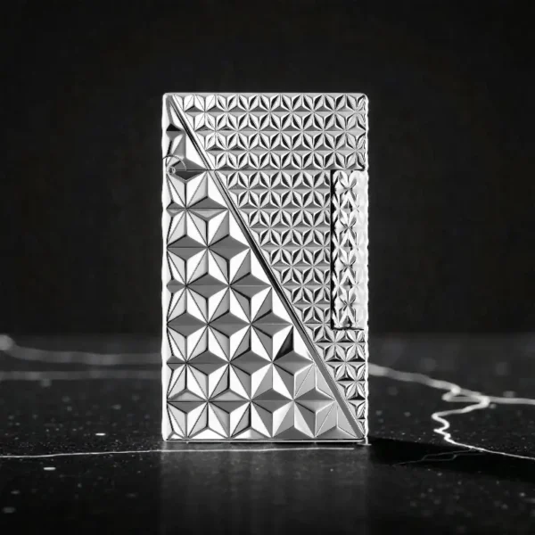 S.T. Dupont Ligne 2 Double Fire X Silver upaljač