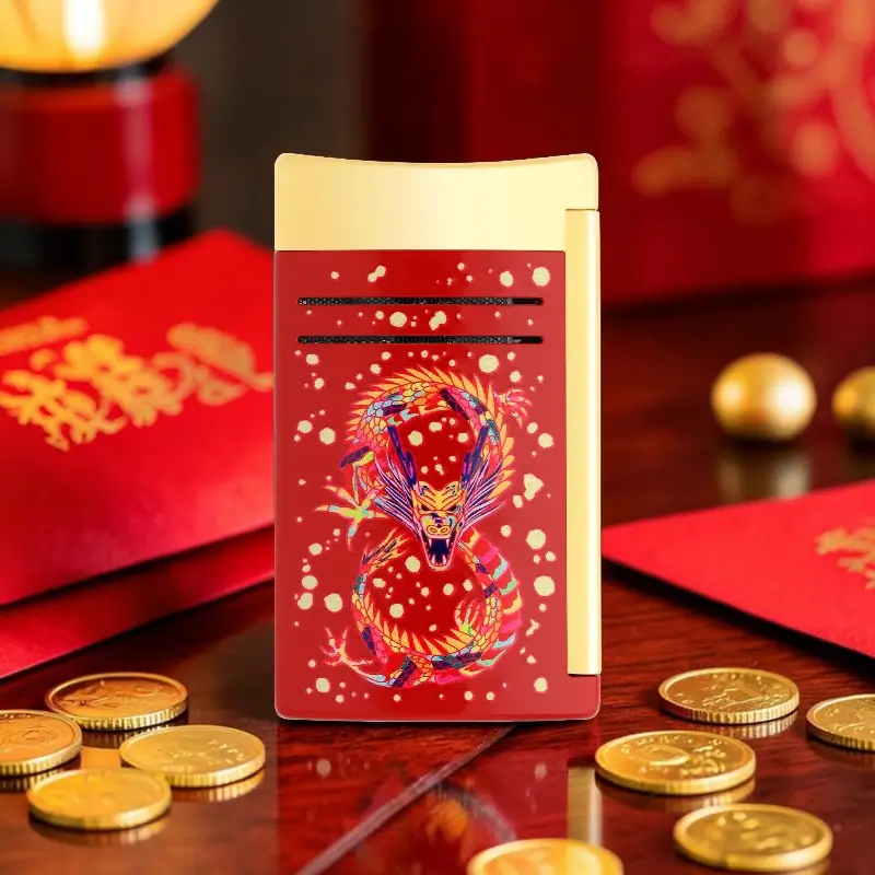 Upaljač S.T. Dupont Maxijet Dragon Burgundy