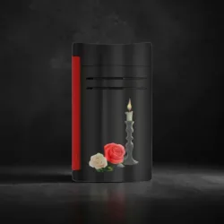 S.T. Dupont Maxijet Memento Mori luksuzni upaljač sa lobanjom – zadnja strana