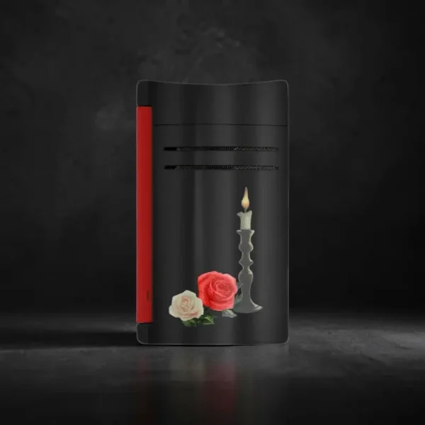 S.T. Dupont Maxijet Memento Mori luksuzni upaljač sa lobanjom – zadnja strana
