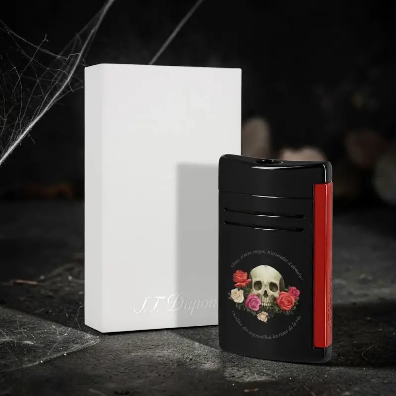 S.T. Dupont Maxijet Memento Mori 6 S.T. Dupont Maxijet Memento Mori blue torch upaljač – plavi plamen