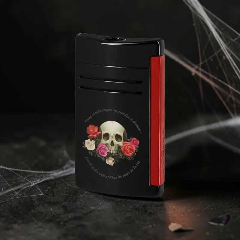 S.T. Dupont Maxijet Memento Mori 5 S.T. Dupont Maxijet Memento Mori kolekcionarski upaljač za cigare – bočni profil