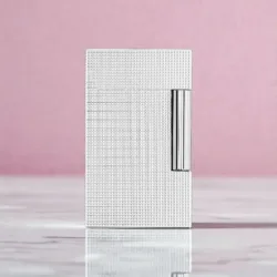 S.T. Dupont Ligne 2 Micro Diamond Head Silver upaljač