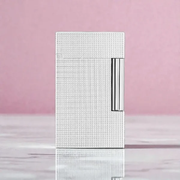 S.T. Dupont Ligne 2 Micro Diamond Head Silver upaljač