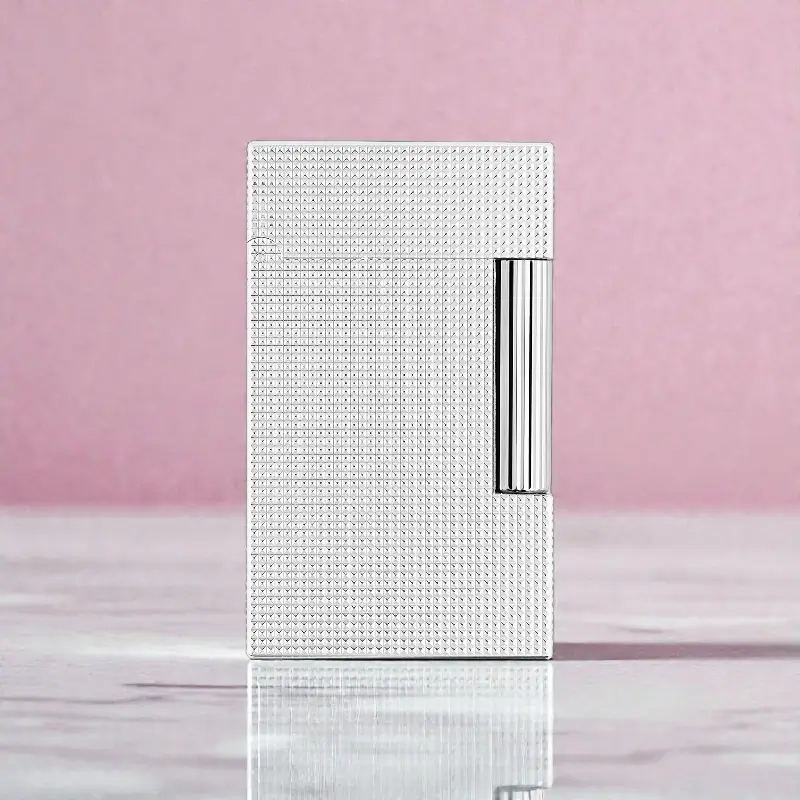 S.T. Dupont Ligne 2 Micro Diamond Head Silver upaljač