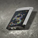 Crni S.T. Dupont Slim 7 Dragon upaljač sa zlatnim detaljima – luksuzni model