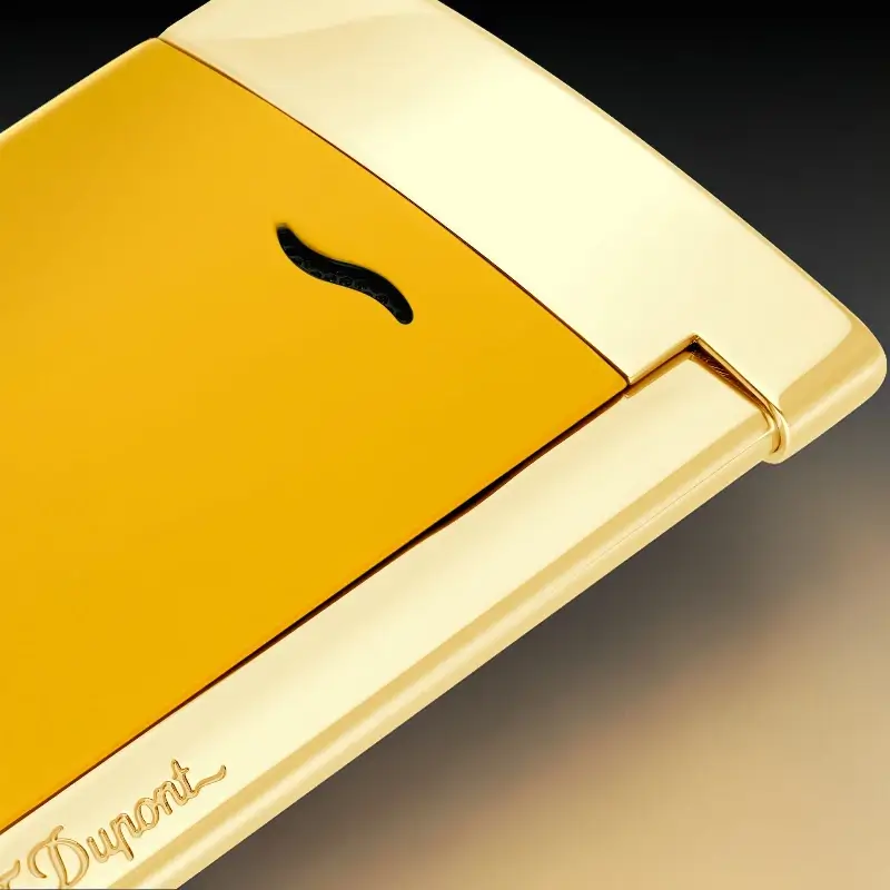 S.T. Dupont Slim 7 Honey – Ultra Tanak Upaljač 4 S.T. Dupont Slim 7 Honey slim dizajn premium upaljač