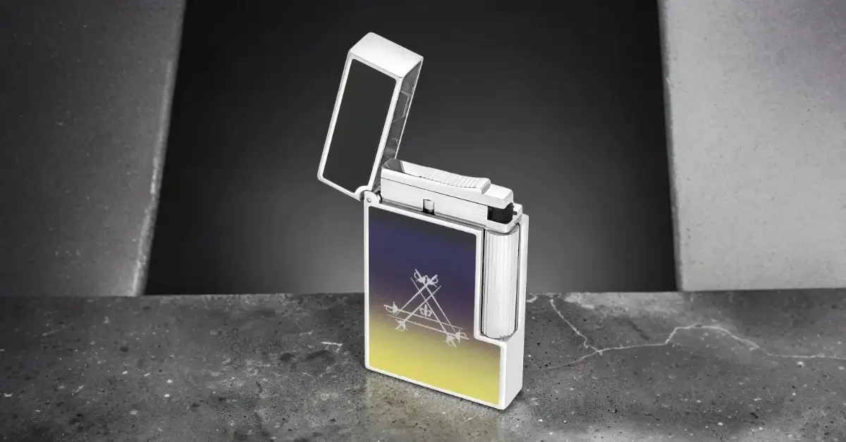 S.T. Dupont Le Grand Montecristo Dark Blue dual flame upaljač – facebook