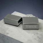 Ronson Black Ice klasični benzinski upaljač sa metalnim kućištem