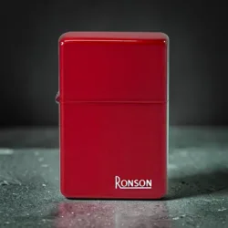 Ronson Red Ice benzinski upaljač sa crvenom sjajnom završnicom