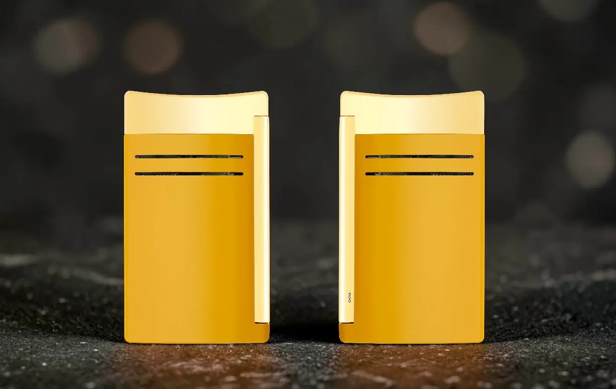 S.T. Dupont Maxijet Honey / Golden upaljač - facebook