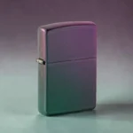 Zippo Iridescent Matte upaljač sa efektom preliva boja tirkizna ljubičasta