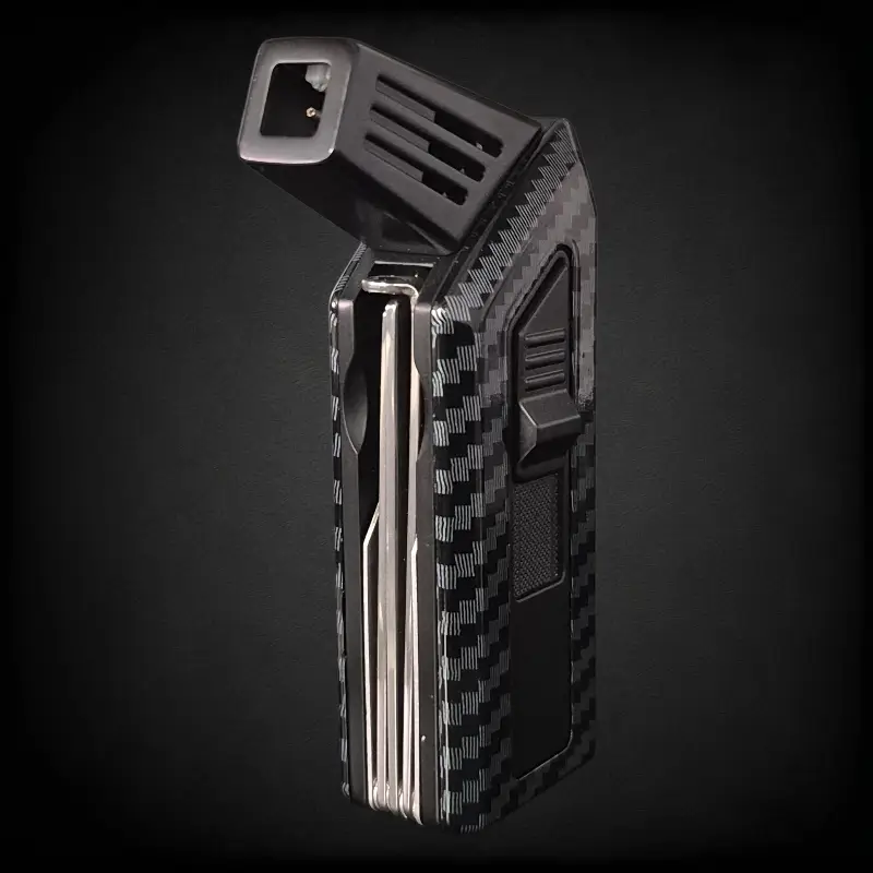 Carbon X – Upaljač za lulu sa priborom (Carbon Black) 4 Carbon X upaljač za lulu carbon black zatvoren model