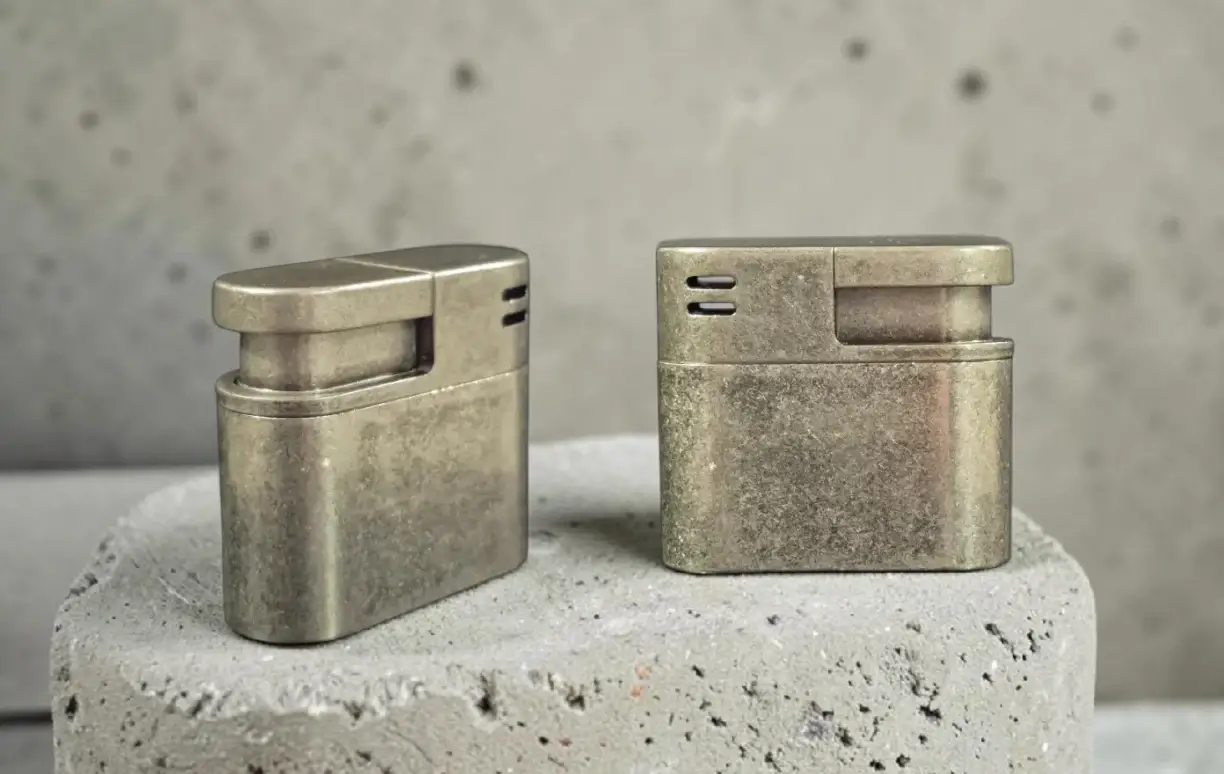 Heritage Flame upaljač za lulu silver - facebook