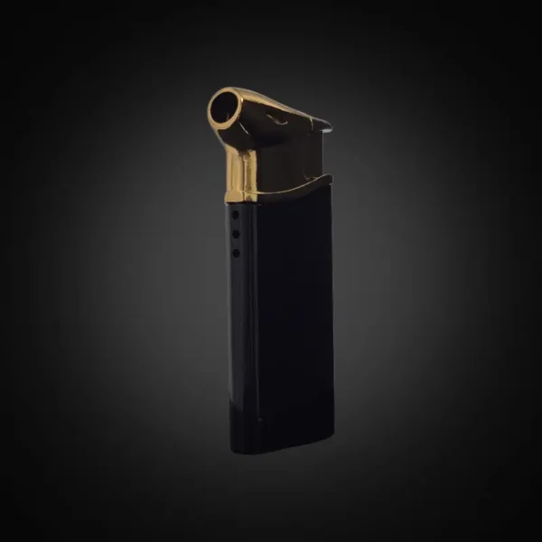 Royal Flame upaljač za lulu crno zlatni zatvoren model
