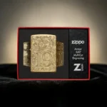 Zippo 1932 Filigree Armor Tumbled Brass originalni Zippo upaljač