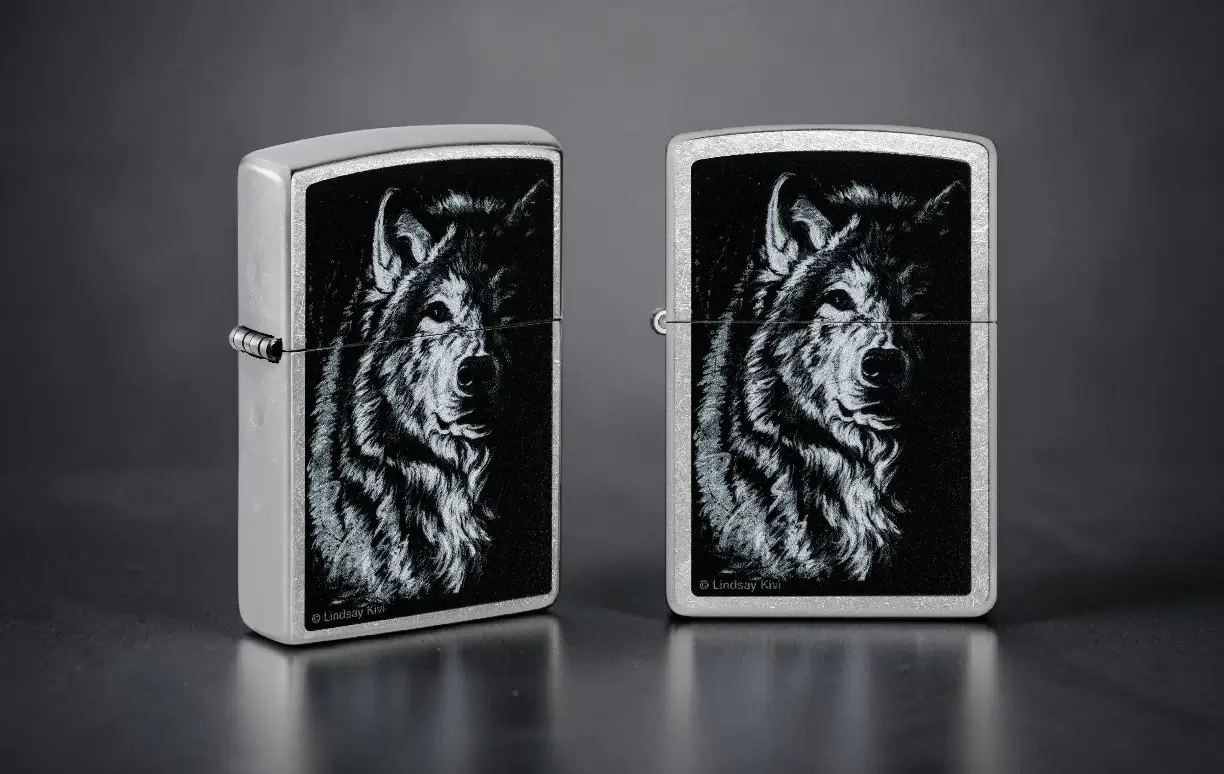 Original Zippo Lindsay Kivi Shadow Wolf upaljač - facebook