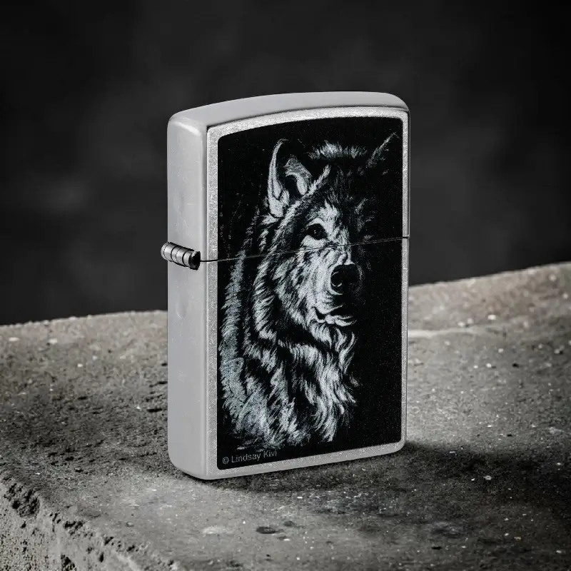 Zippo Lindsay Kivi Shadow Wolf original upaljač