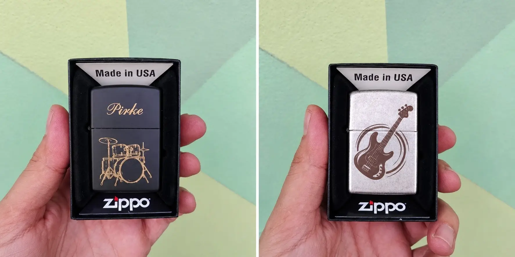 Gravirani Upaljači – Gravirani Zippo Upaljači za Poklon 10 gravirani zippo upaljači sa muzičkim motivima