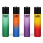 CLIPPER Metallic Gradient 9+ upaljači u četiri metalik kombinacije boja