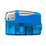 Ronson Aqua Colors plavi upaljač sa prozirnim kućištem
