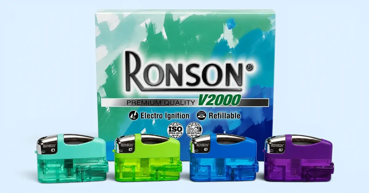 Ronson Aqua Colors elektronski upaljač na gas 1 Ronson Aqua Colors upaljači sa prozirnim kućištem