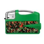 Ronson Camouflage zeleni upaljač sa urban maskirnim dezenom