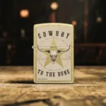 Upaljač Zippo Cowboy to the Bone prednja strana