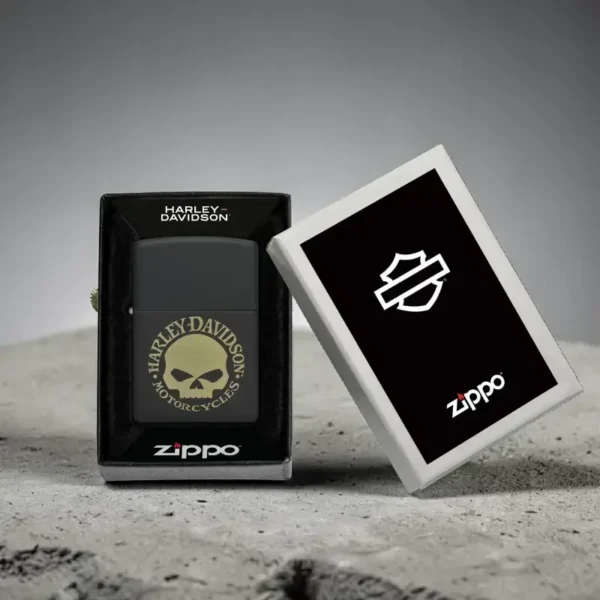 Harley-Davidson Willie G Skull zippo upaljač u kutiji